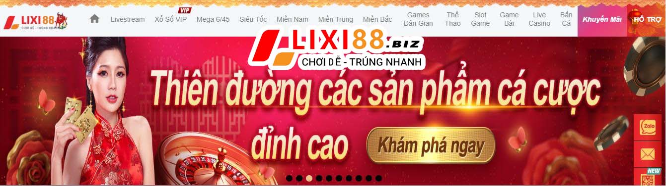 đăng ký lixi88 thành công