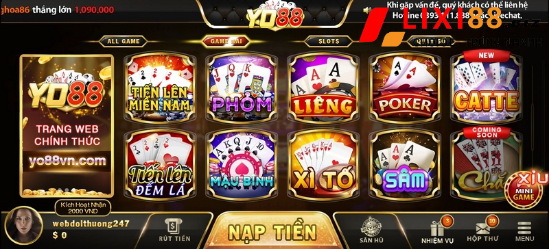 Game đánh bài đổi thưởng đa dạng, hấp dẫn