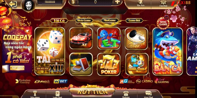 Giao diện X88 hút mắt, thiết kế hiện đại