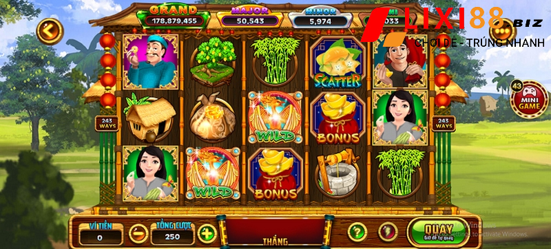 Thiết kế trang game với tông màu nhẹ nhàng