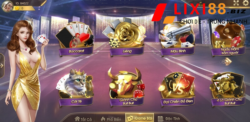 Trải nghiệm game bài đẳng cấp cao thủ tại cổng game lixi88