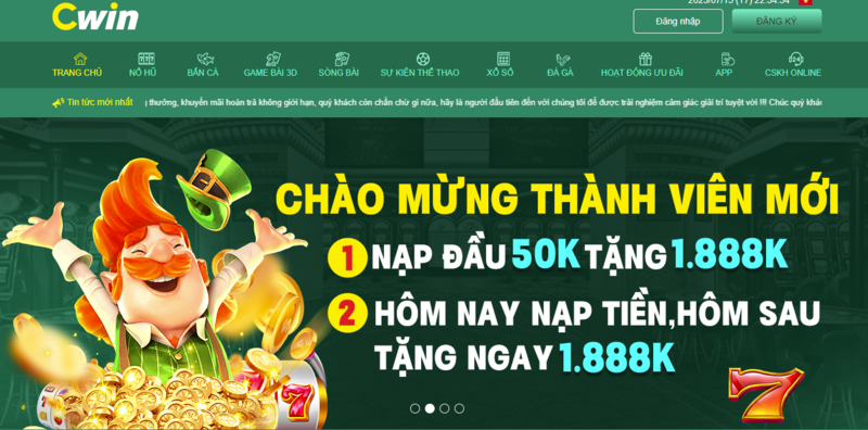 Khuyến mãi tiền thưởng cho người chơi mới tại Cwin