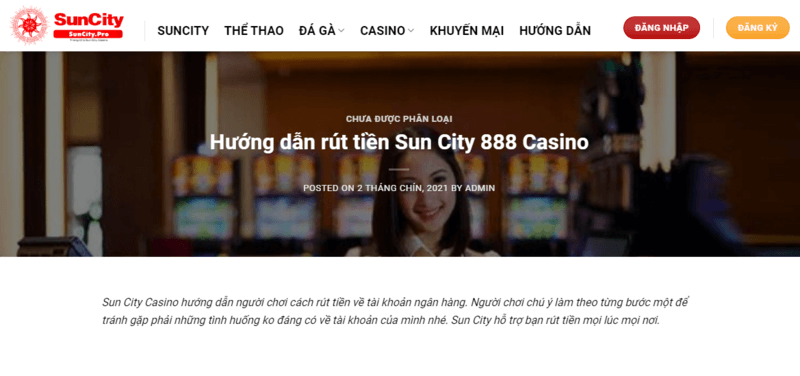 Lưu ý rút tiền khi tham gia đặt cược tại nhà cái Suncity