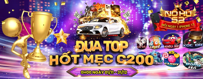 Nhiều mức thưởng lớn được nohu52 cung cấp cho cược thủ