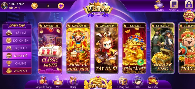 Vb777 là cổng game rất nổi ở khu vực Đông Nam Á